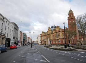Leamington landmarks feature in JK Rowling's latest book. But the main character describes the town hall (on the right on the picture) as 'spectacularly ugly...over embellished with scrolls, pediments and lions'.
