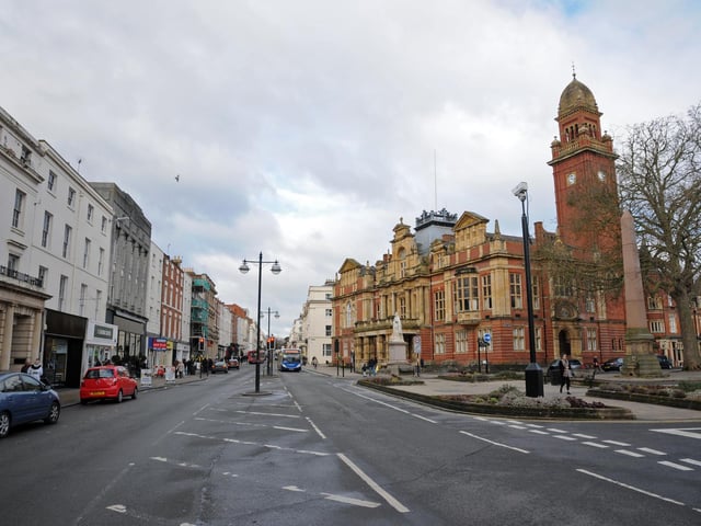 Leamington landmarks feature in JK Rowling's latest book. But the main character describes the town hall (on the right on the picture) as 'spectacularly ugly...over embellished with scrolls, pediments and lions'.