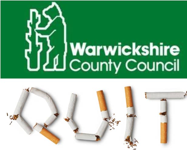 Smokers in Warwickshire are being encouraged to join Stoptober. Photos by Warwickshire County Council