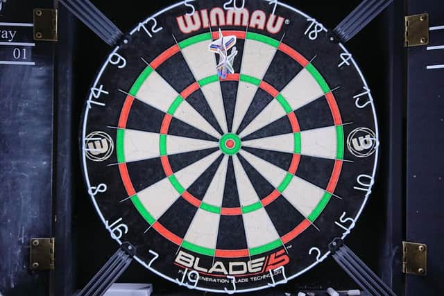 Dan set himself the challenge of trying to score 180 on a dart board. Photo submitted