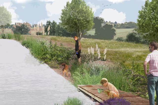 Artist's impression of the Tach Brook Country Park.