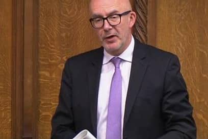 Warwick and Leamington MP Matt Western in Parliament.