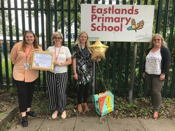 Eastlands Primary School in Rugby is the latest school to have been awarded the Warwickshire Inclusion Kite-marking Scheme Award (WincKs).