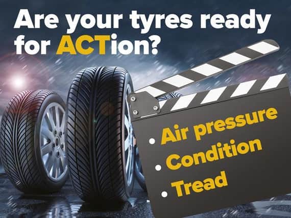Warwickshire Police is supporting Tyre Safety month during October. Photo by Warwickshire Police