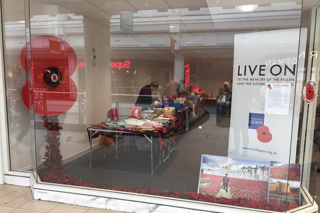 The poppy store inside the Royal Priors Shopping Centre in 2019