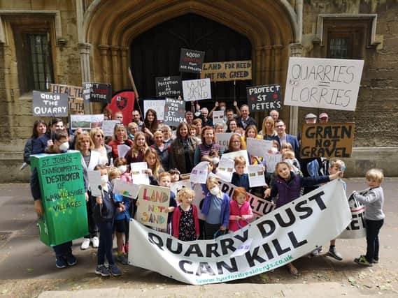 For the last five years Barford Residents have been campaigning against the Warwickshire County Council's Mineral Plan to open a  sand and gravel quarry on the edge of the village. Photo submitted