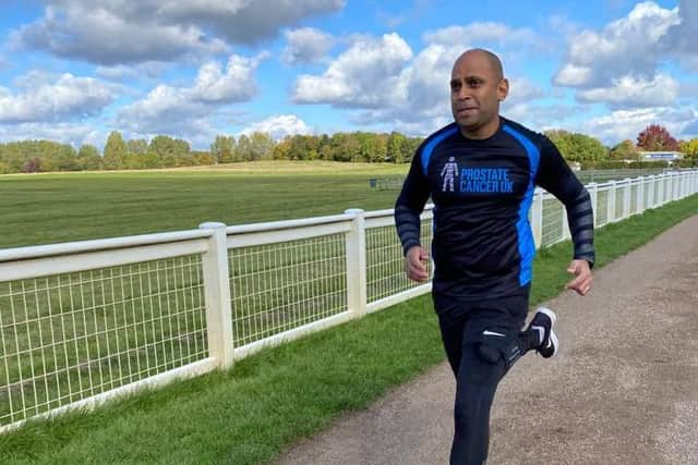 Arvinder Samra has beentaking on the 'Run the Month 2020' challenge in aid of Prostate Cancer UK. Photo supplied