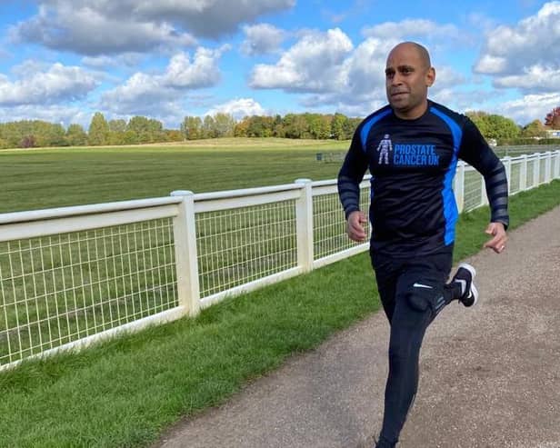 Arvinder Samra has beentaking on the 'Run the Month 2020' challenge in aid of Prostate Cancer UK. Photo supplied