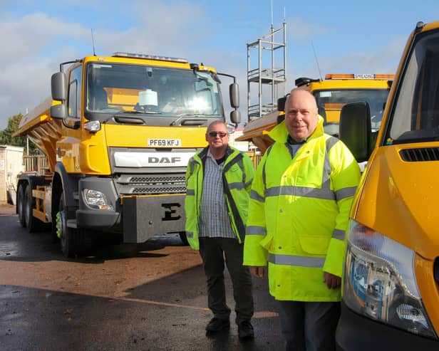 Warwickshire County Council is seeking name suggestions from residents for their five new gritters. Photo submitted