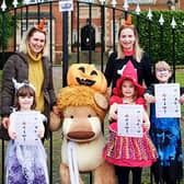 Lucy Field and Charlotte Fawbert with their children Evie, Rosie and Charlie. Photo by Dave Fawbert Photography