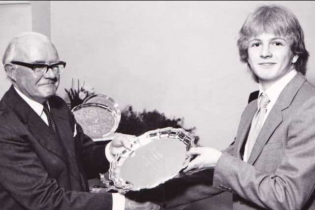 Dave Evans was named Motor Vehicle Student of the Year at Mid-Warwickshire College, now Royal Leamington Spa College, in 1981. Photo supplied