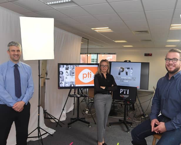 Left to right - Nigel Maull (Burgis and Bullock), Kate Bowers (PTI Worldwide)
and Luke Hall (PTI Worldwide). Photo supplied