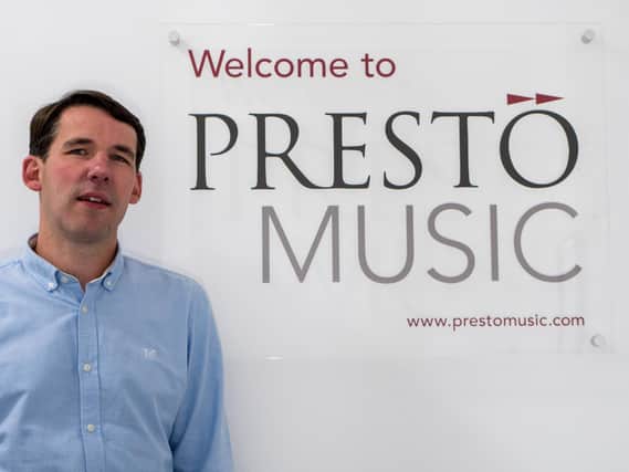 Chris O’Reilly, CEO of Presto Music.
