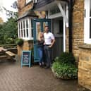 Jack McEntee and Ella Heritage who offer a warm welcome at the Yew Tree pub and restaurant in Avon Dassett