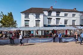 Warwick market. Photo by CJ's Events Warwickshire