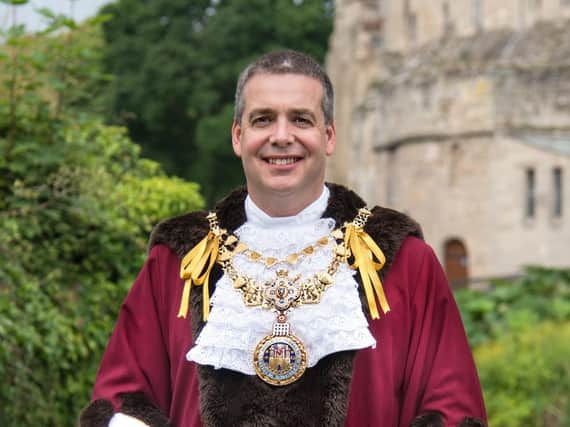 The Mayor of Warwick, Cllr Terry Morris. Photo by Warwick Town Council