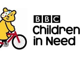 Bicycle Bus BBC Children in Need logo
