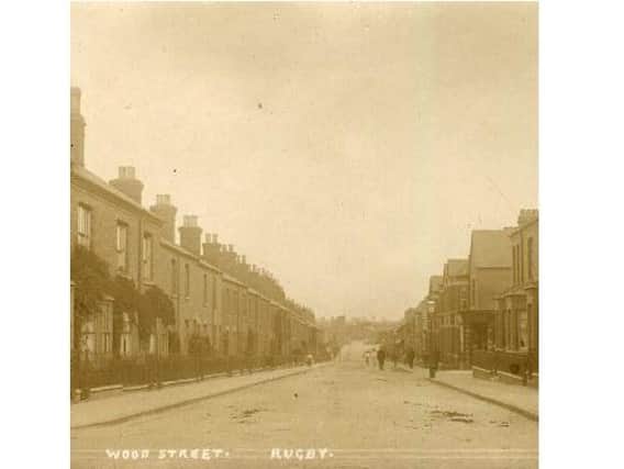 Wood Street, Rugby - before the advent of the motor car.