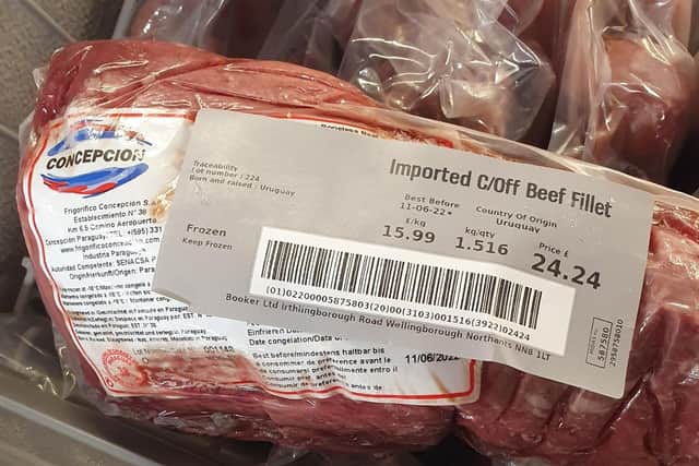 Booker foods, which has a 'cash and carry' business in Warwick, said mis-labelling and date changing on its beef products was 'human error'.