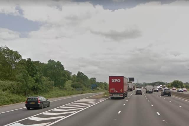 Junction 18 of the M1. Photo: Google Streetview.