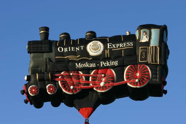 Orient Express hot air balloon.