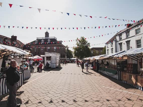 The market has been moved to a different day. Photo by CJ's Events Warwickshire