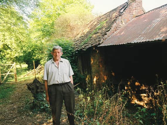 Bill Chedham, the last of the line, at Chedham's Yard prior to its restoration