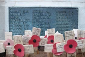 Dennis and John Peabody are listed on the Warwick war memorial. Photo submitted
