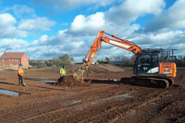 Work has started on the building of new council homes in Warwick. Photo supplied
