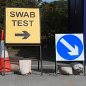 A temporary coronavirus mobile testing unit has opened in Lutterworth.