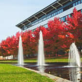 The University of Warwick's main campus in the Autumn.