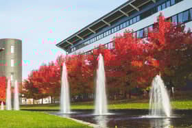 The University of Warwick's main campus in the Autumn.