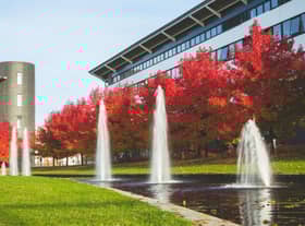 The University of Warwick's main campus in the Autumn.