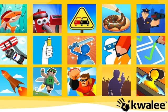 A selection of Kwalee game icons.