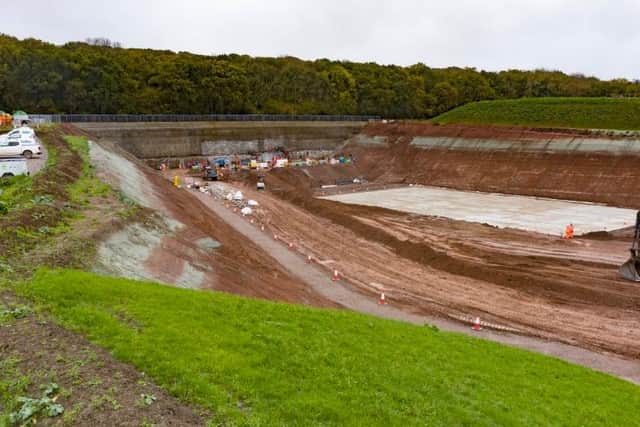 HS2’s Long Itchington Wood Tunnel north portal.