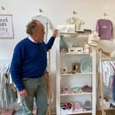 Johnnie Arkwright, owner of Hatton Country World, with Sophie Evans from Boo & Bear. Photo supplied