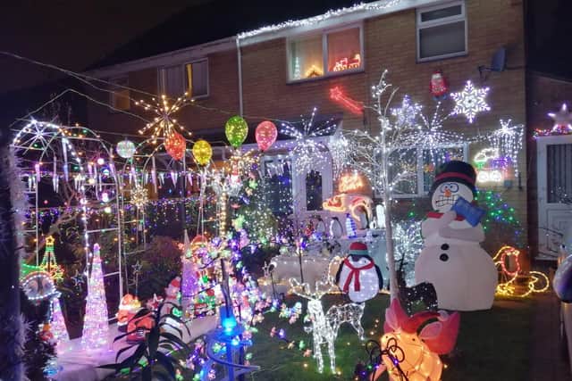 Brian Cook's Christmas display. Photo supplied