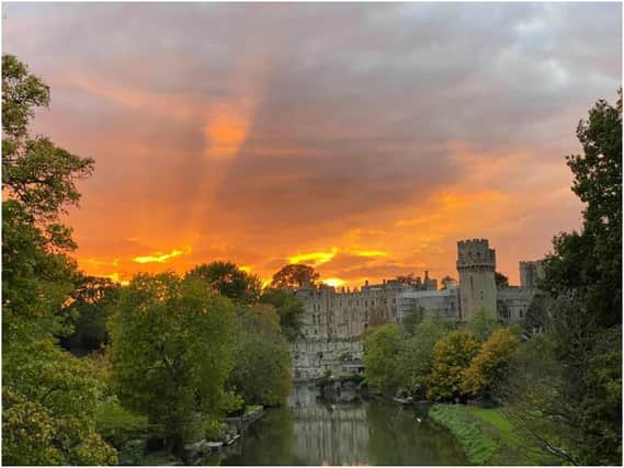 The Warwick Castle photo by Adrian Court, which inspired the competition. Photo supplied