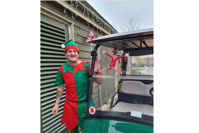 The retirement village recently held fundraising activities which included dressing up as elves. Photo submitted