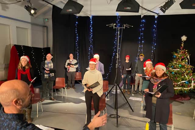 The Leamington Sings! concert choir are putting their final touches to their virtual programme of  music and words the Christmas Carol Concert.