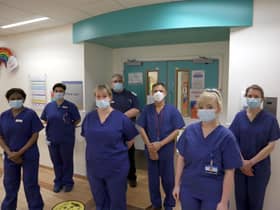 Staff at UHCW greatly enjoying taking part in the choir.