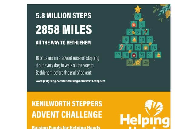 The Kenilworth Steppers have been taking on an advent challenge together. Photo supplied
