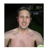 Hardy Simon Randon-Cooper, Lutterworth's topless runner.