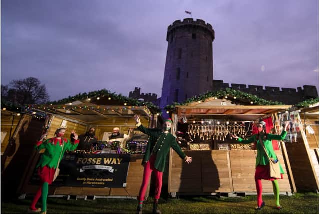 The elves at Warwick Castle. Photo by Warwick Castle