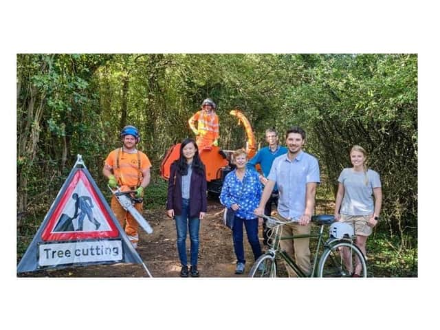 When complete, around 8.3km of on-road provision between Leamington and Rugby will be replaced with 6.18km of off-road track.
