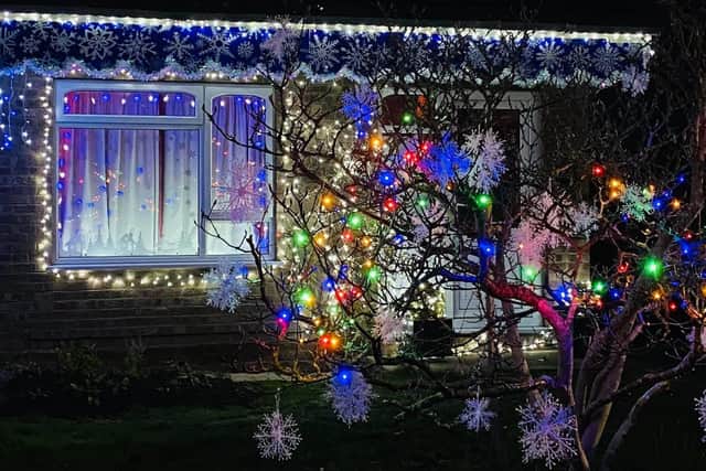 One of the houses taking part in the Woodloes winter wonderland event. Photo supplied