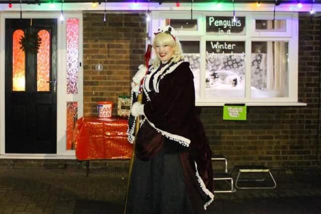 Mrs Claus recently paid a visit to the Woodloes winter wonderland. Photo supplied