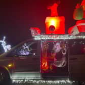 Kevin Murphy as Santa during one of his trips around Leamington.