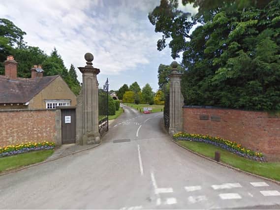 The entrance to Bourton Hall. Photo: Google Streetview.