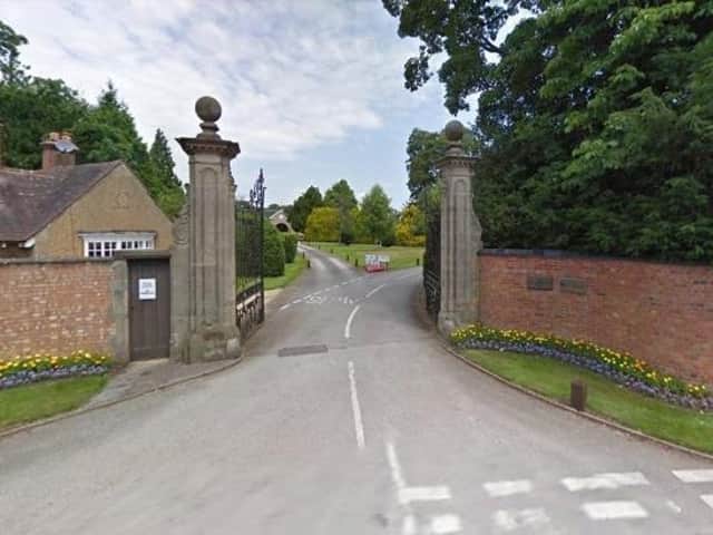 The entrance to Bourton Hall. Photo: Google Streetview.
